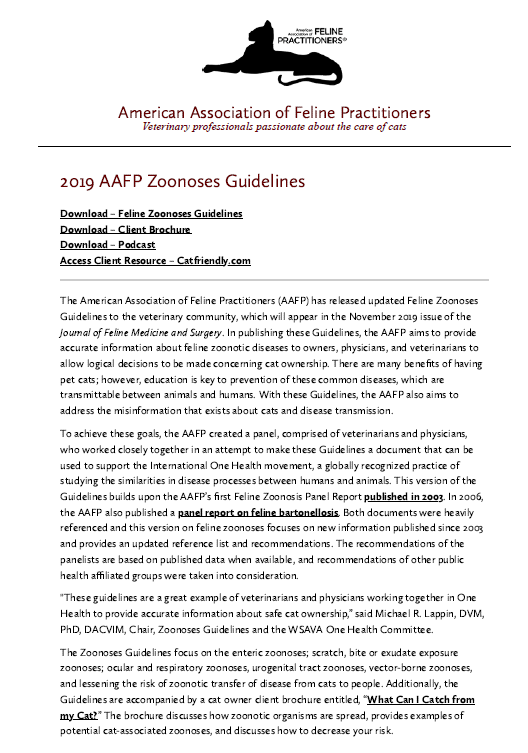 AAFP guidelines printscreen
